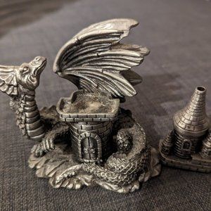Pewter Dragon Incense Burner